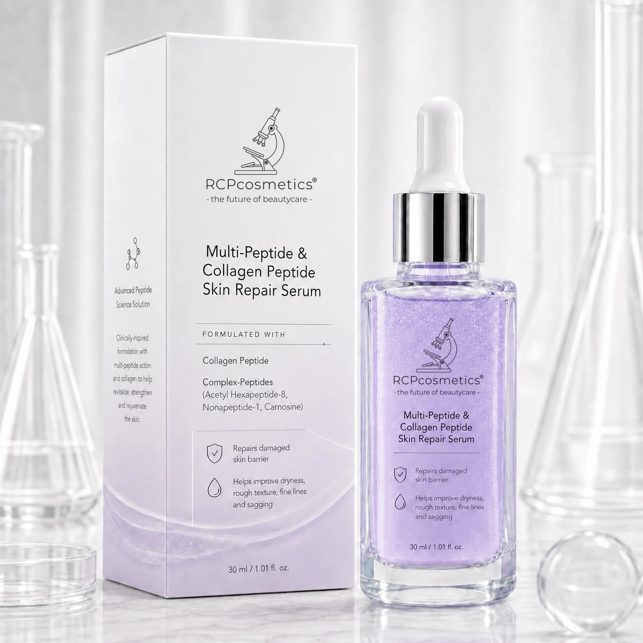 Multi-Peptide & Collagen Peptide Skin Repair Serum