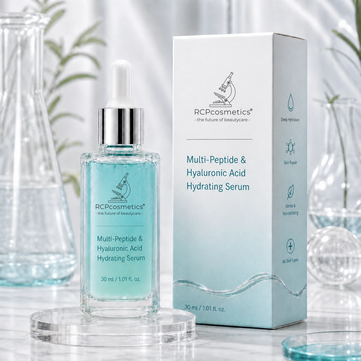 Multi-Peptide & Hyaluronic Acid Hydrating Serum