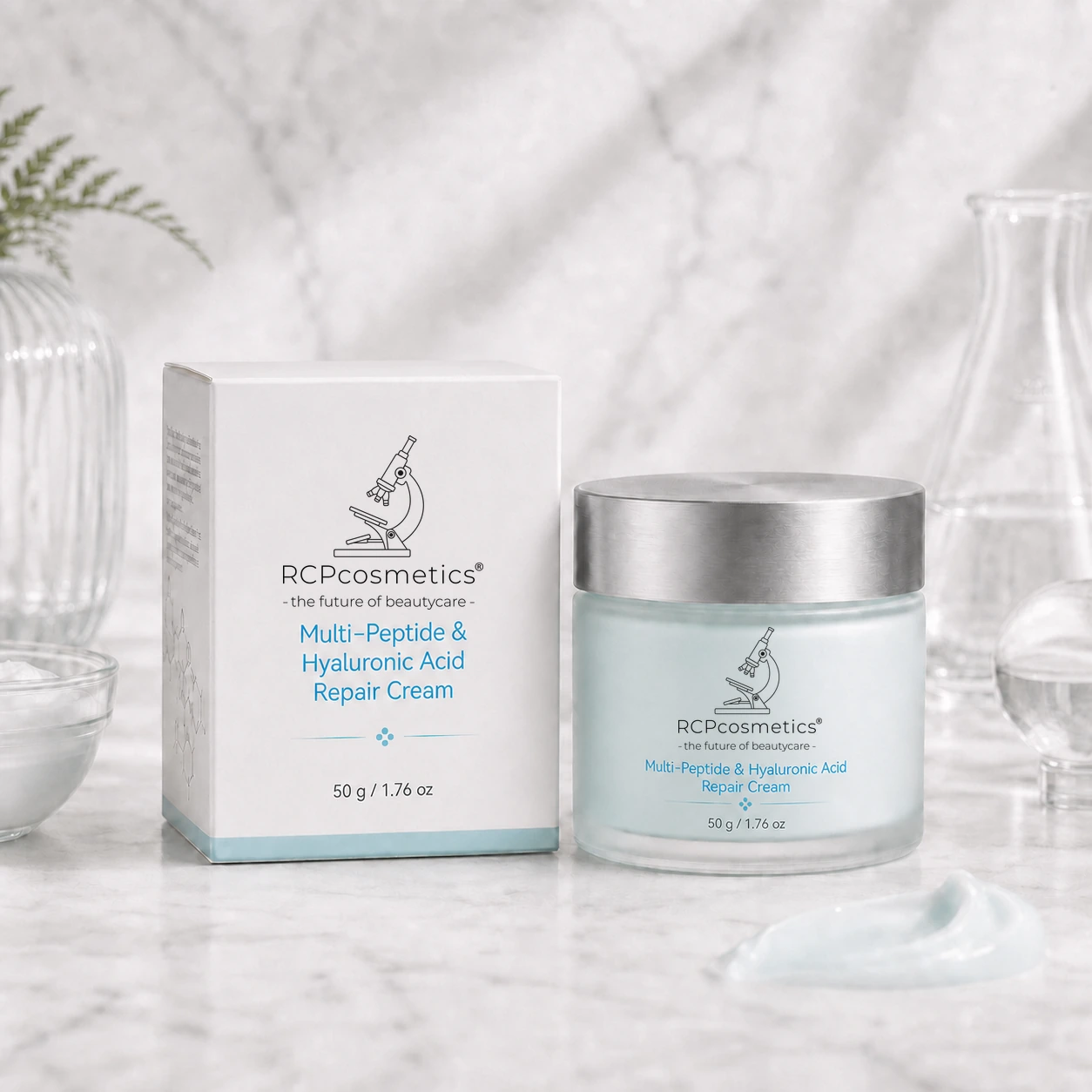 Multi-Peptide & Hyaluronic Acid Repair Cream