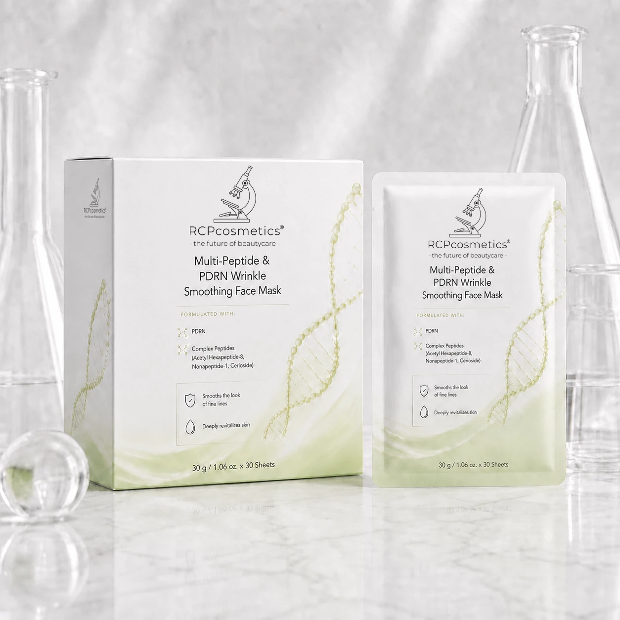 Multi-Peptide & PDRN Wrinkle Smoothing Face Mask