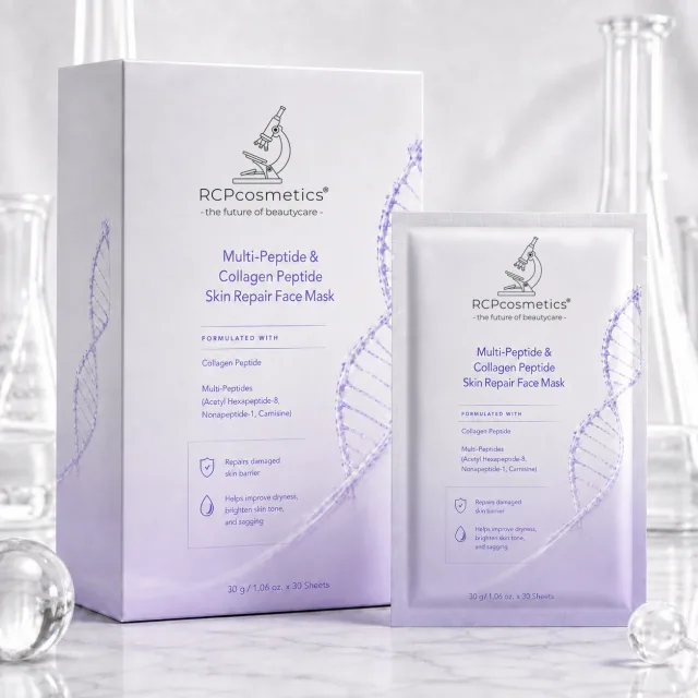 Multi-Peptide & Collagen Peptide Skin Repair Face Mask