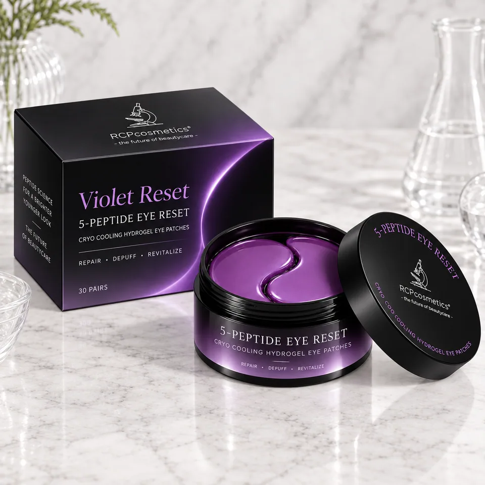 5-Peptide Eye Reset — Cryo Cooling Hydrogel Eye Patches